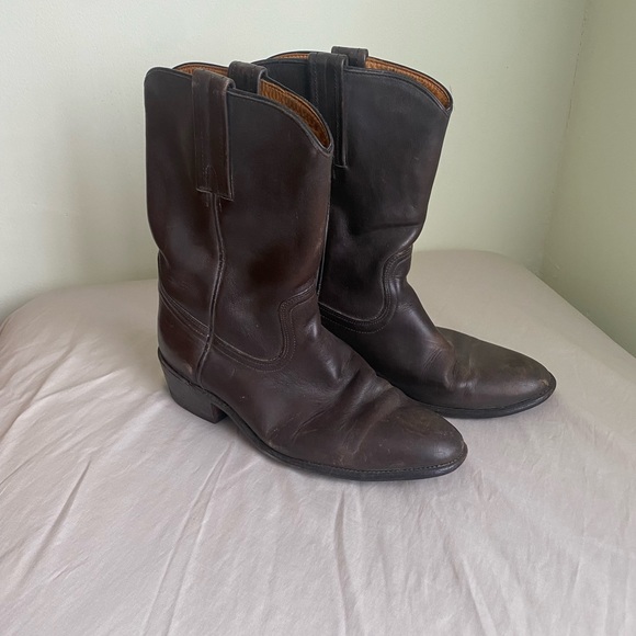 Men’s size 8.5 Frye leather boots - Picture 1 of 6